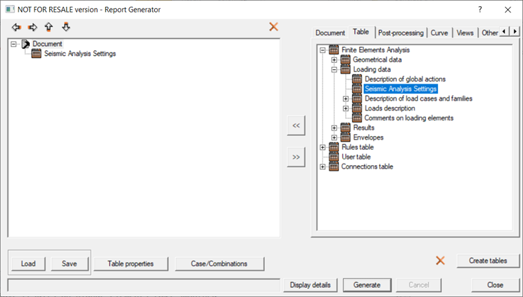 Details of MSA scaling in report generator